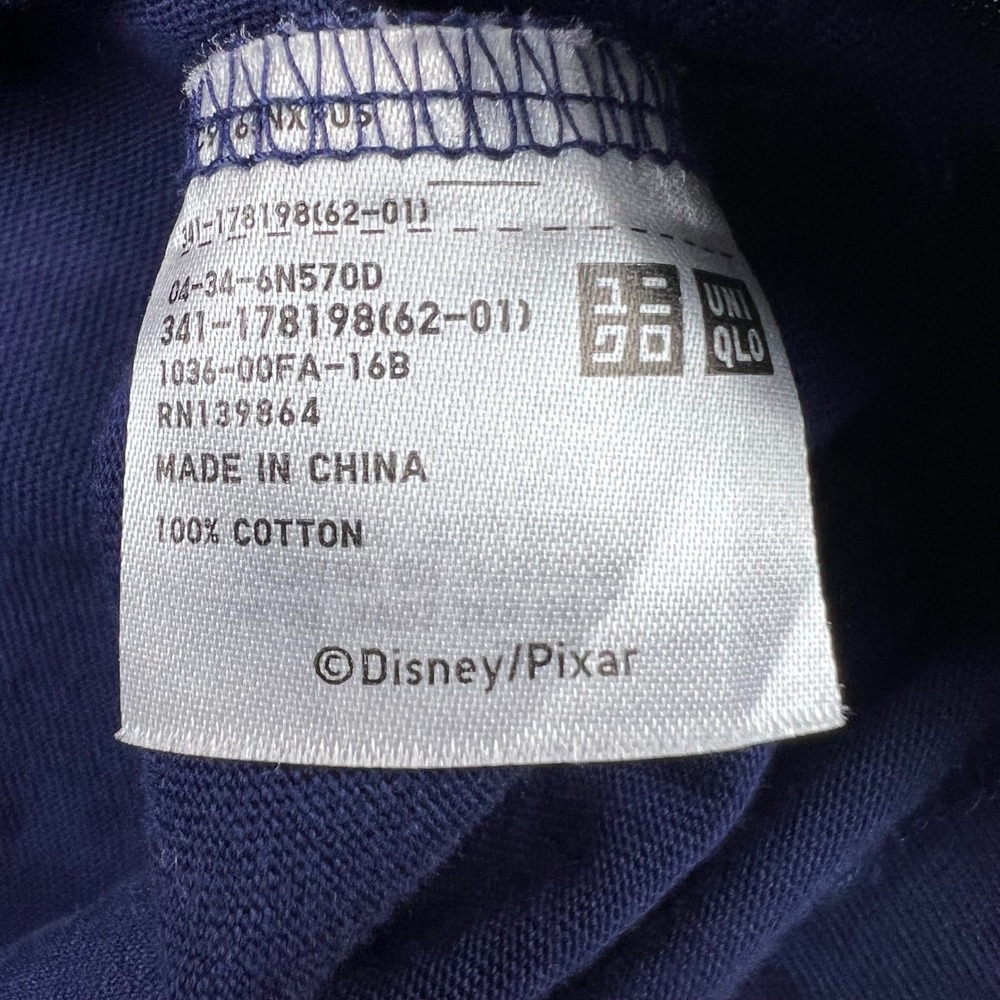 UNIQLO Finding Nemo T-Shirt Mens Large Navy Blue Disney Pixar Tee Fade UTGP - Picture 9 of 12